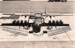 AC-208 Cessna Caravan Modeli Tek Motorlu Taarruz Uçağı Muharebe Görevlerinde