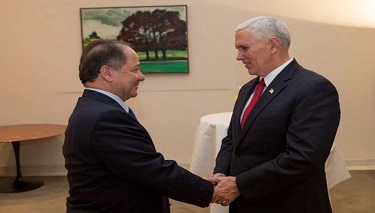 ABD Başkan Yardımcısı ile Kürt Başkan Barzani Bağımsızlığı Görüşüyor