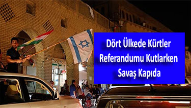 Dört Ülkede Kürtler Referandum Sonucunu Kutluyor