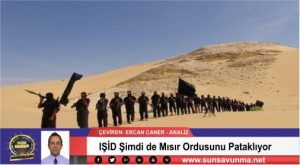 IŞİD Şimdi de Mısır Ordusunu Pataklıyor