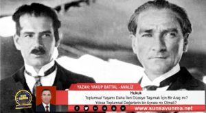 Hukuk  Toplumsal Yaşamı Daha İleri Düzeye Taşımak İçin Bir Araç mı? Yoksa Toplumsal Değerlerin bir Aynası mı Olmalı?