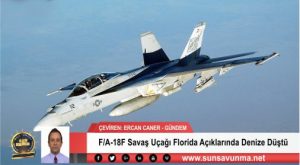 F/A-18F Savaş Uçağı Florida Açıklarında Denize Düştü