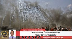 Filistinliler 58 Ölüsünü Gömerken Gazze’de Yeni Çatışmalar