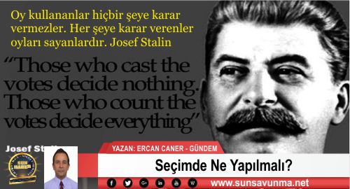Seçimde Ne Yapılmalı?