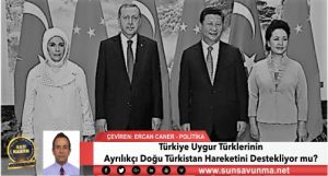 Türkiye Uygur Türklerinin Ayrılıkçı Doğu Türkistan Hareketini Destekliyor mu?