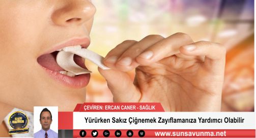 Yürürken Sakız Çiğnemek Zayıflamanıza Yardımcı Olabilir