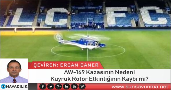 AW-169 Kazasının Nedeni Kuyruk Rotor Etkinliğinin Kaybı mı?