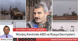 Münbiç Kentinde ABD ve Rusya Devriyeleri