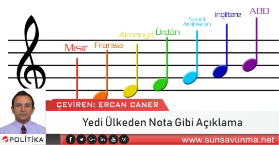 Yedi Ülkeden Nota Gibi Açıklama