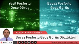 Beyaz Fosforlu Gece Görüş Gözlükleri