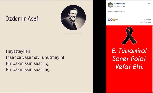 E.Tümamiral Soner Polat vefat etti
