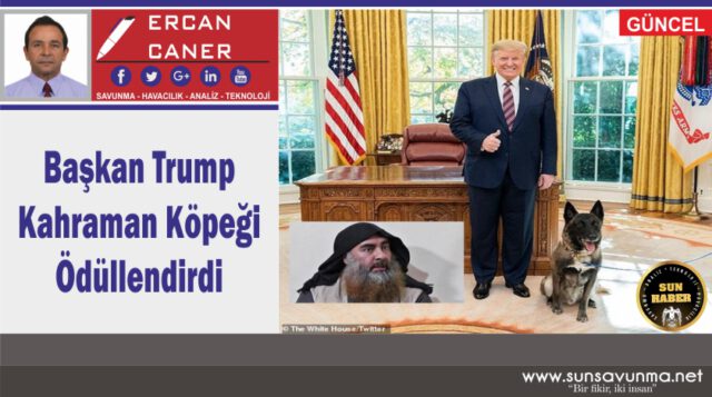 Başkan Trump Kahraman Köpeği Ödüllendirdi