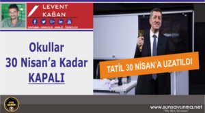 Eğitime verilen ara 30 Nisan’a kadar Uzatıldı