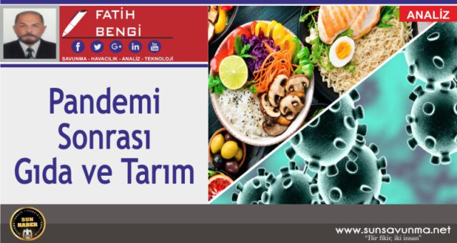 Pandemi Sonrası Gıda ve Tarım