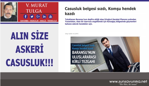 ALIN SİZE ASKERİ CASUSLUK!!!