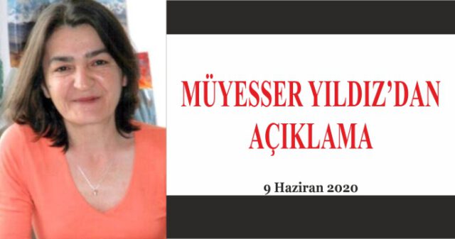 Müyesser Yıldız’dan Açıklama