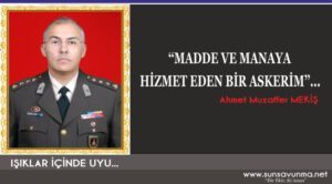 Tankçı Albay Ahmet Muzaffer Mekiş’in Anısına