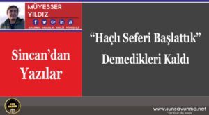 ‘‘Haçlı Seferi Başlattık’’ Demedikleri Kaldı