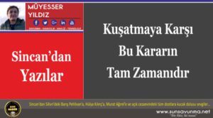 Kuşatmaya Karşı Bu Kararın Tam Zamanıdır