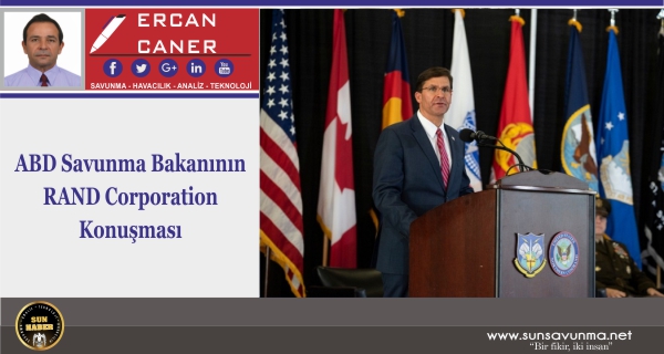 ABD Savunma Bakanının RAND Corporation Konuşması