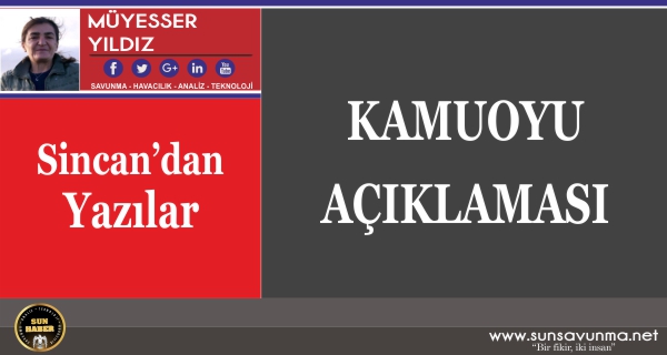 Kamuoyu Açıklaması