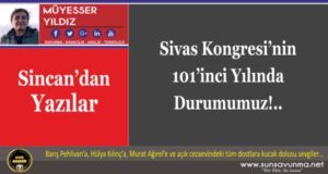 Sivas Kongresi’nin 101’inci Yılında Durumumuz!..