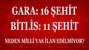 NEDEN MİLLİ YAS İLAN EDİLMİYOR?