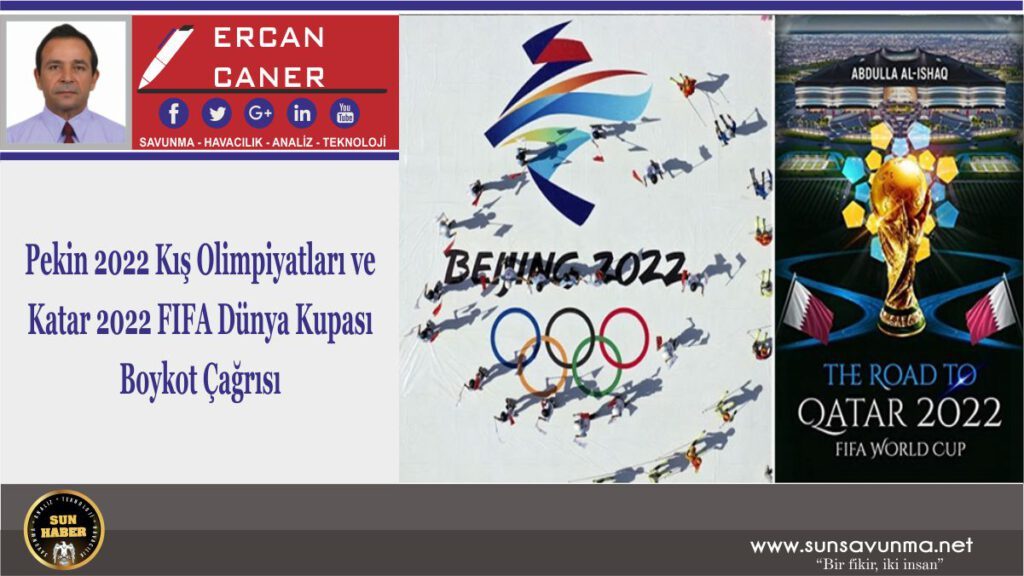 Pekin 2022 Kış Olimpiyatları ve Katar 2022 FIFA Dünya Kupası Boykot Çağrısı