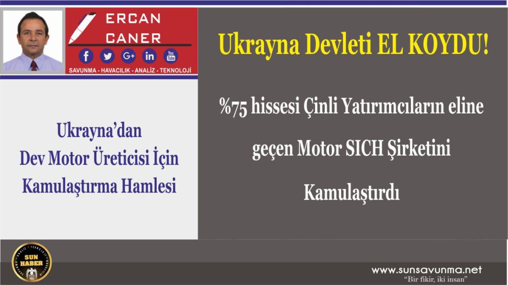 Ukrayna’dan Dev Motor Üreticisi İçin Kamulaştırma Hamlesi