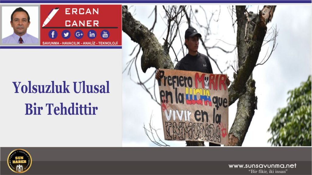 Yolsuzluk Ulusal Bir Tehdittir