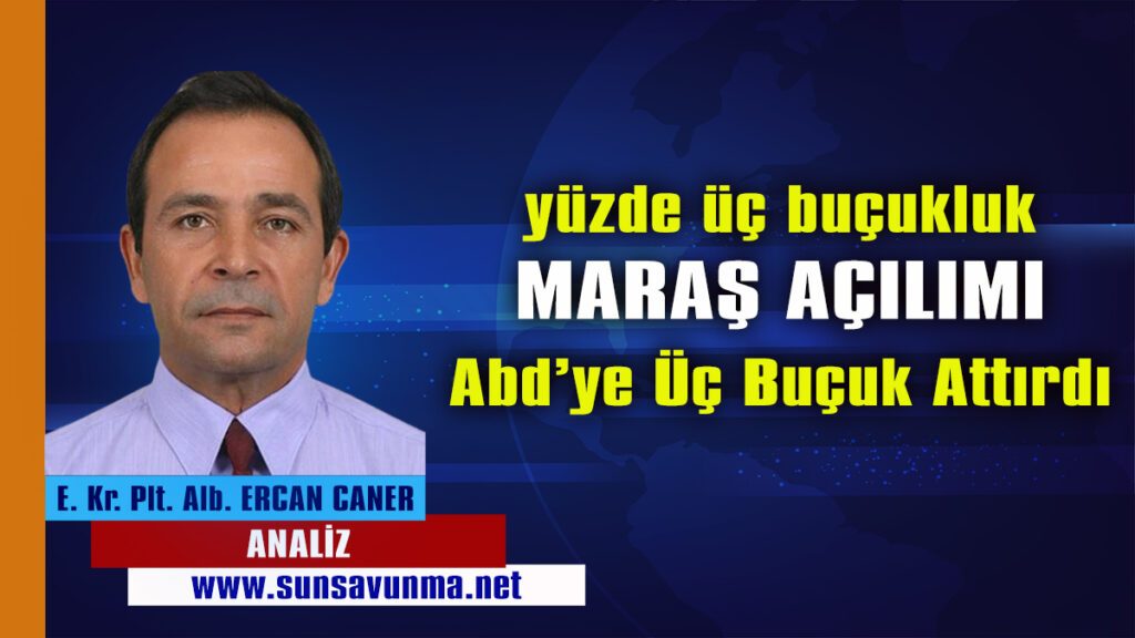 Yüzde Üç Buçukluk Maraş Açılımı ABD’ye Üç Buçuk Attırdı