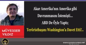 Akar Amerika’nın Amerika gibi Davranmasını İstemişti… ABD De Öyle Yaptı; Teröristbaşını Washington’a Davet Etti!..
