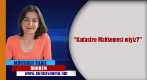 “Kadastro Mahkemesi miyiz?”