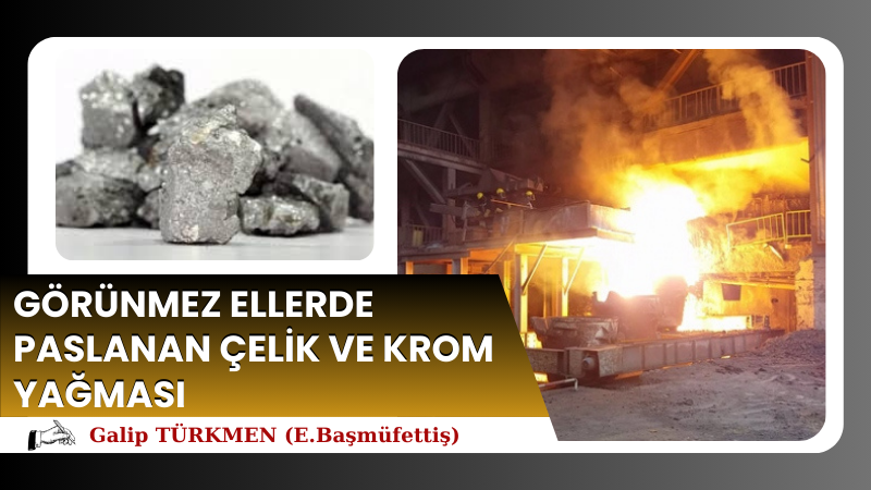 GÖRÜNMEZ ELLERDE PASLANAN ÇELİK VE KROM YAĞMASI