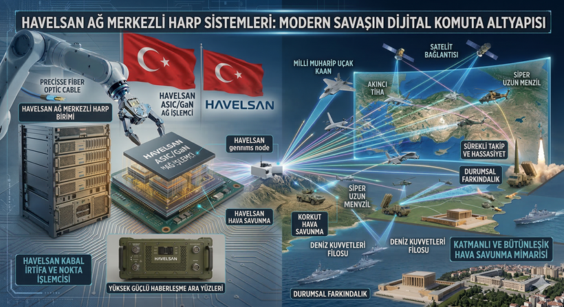 HAVELSAN Ağ Merkezli Harp Sistemleri: Modern Savaşın Dijital Komuta Altyapısı