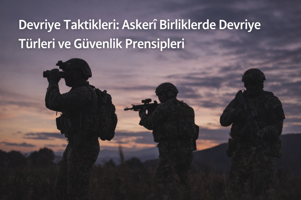 Devriye Taktikleri: Askerî Birliklerde Devriye Türleri ve Güvenlik Prensipleri