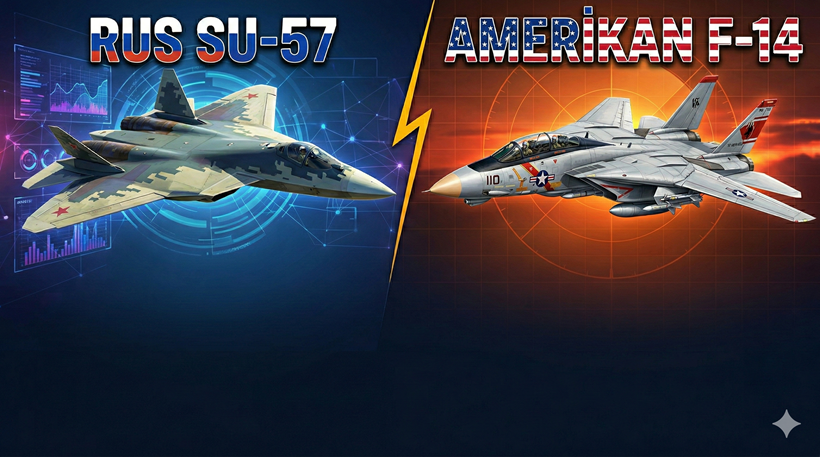 Grumman F-14 Tomcat ve Sukhoi Su-57 Felon