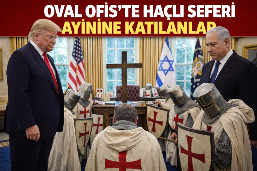 OVAL OFİS’TE HAÇLI SEFERİ AYİNİNE KATILANLAR