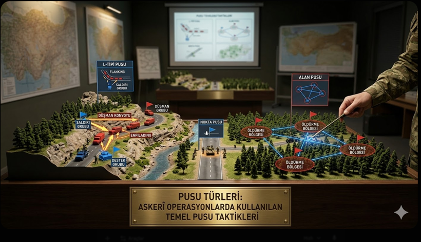 Pusu Türleri: Askerî Operasyonlarda Kullanılan 7 Temel Pusu Taktikleri